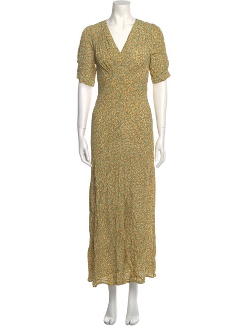 Christy Dawn Floral Print Long Dress