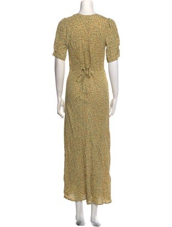 Christy Dawn Floral Print Long Dress