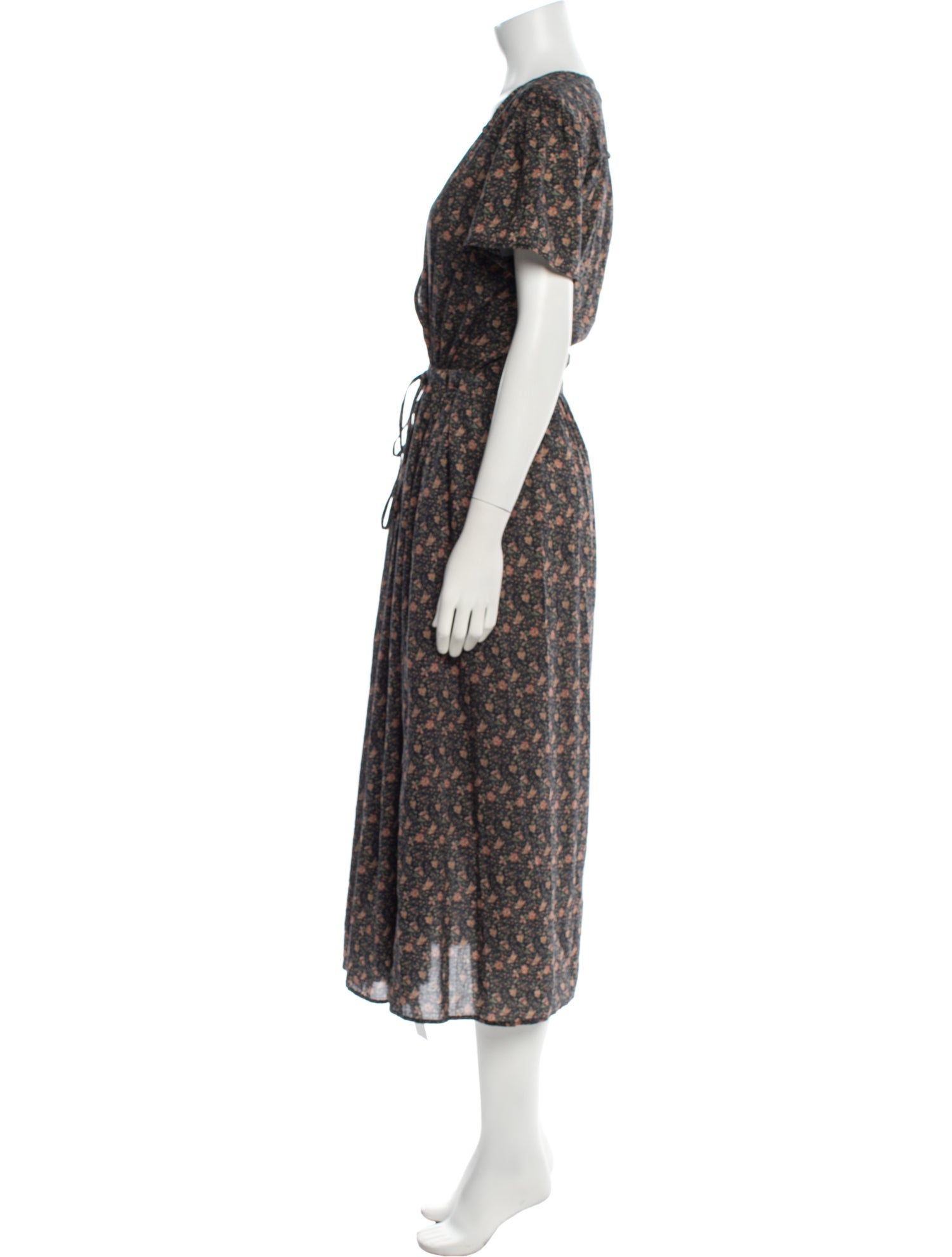 Christy Dawn Floral Print Long Dress