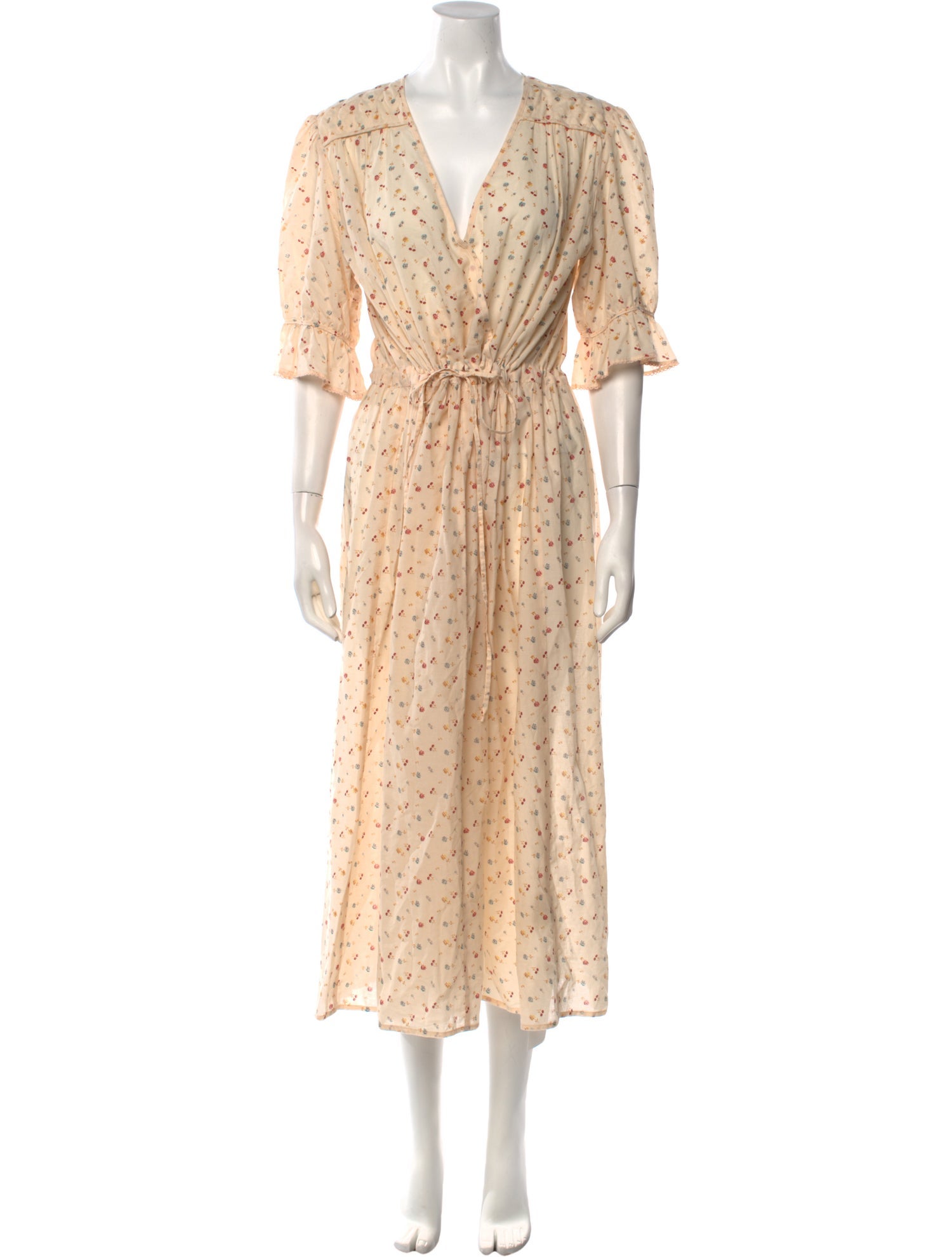 Christy Dawn Floral Print Long Dress