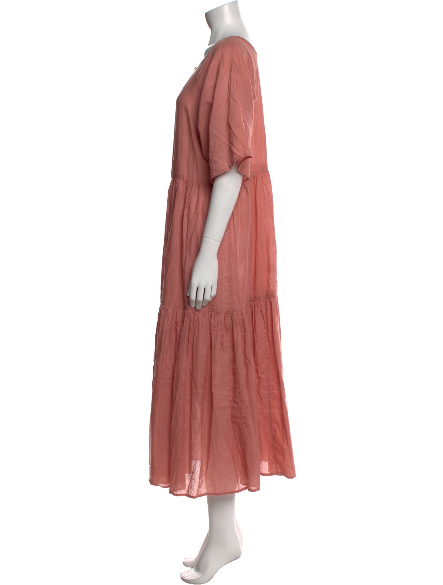 Christy Dawn Scoop Neck Long Dress