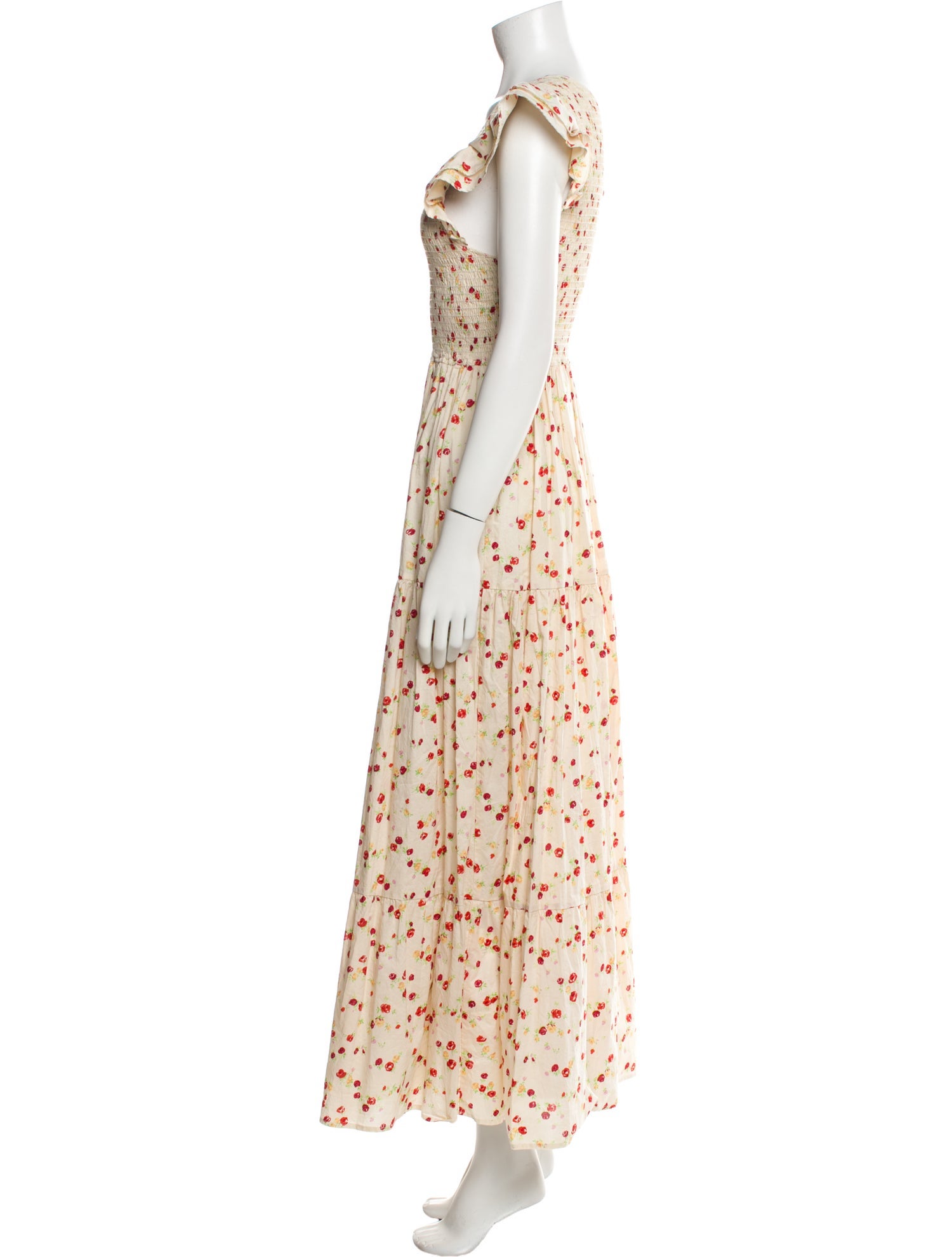Christy Dawn Floral Print Long Dress