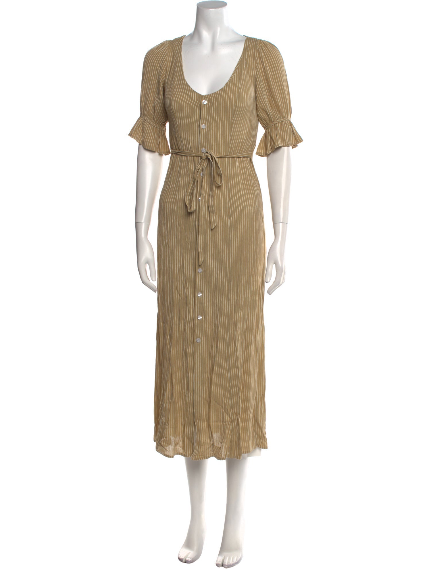 Christy Dawn Scoop Neck Long Dress