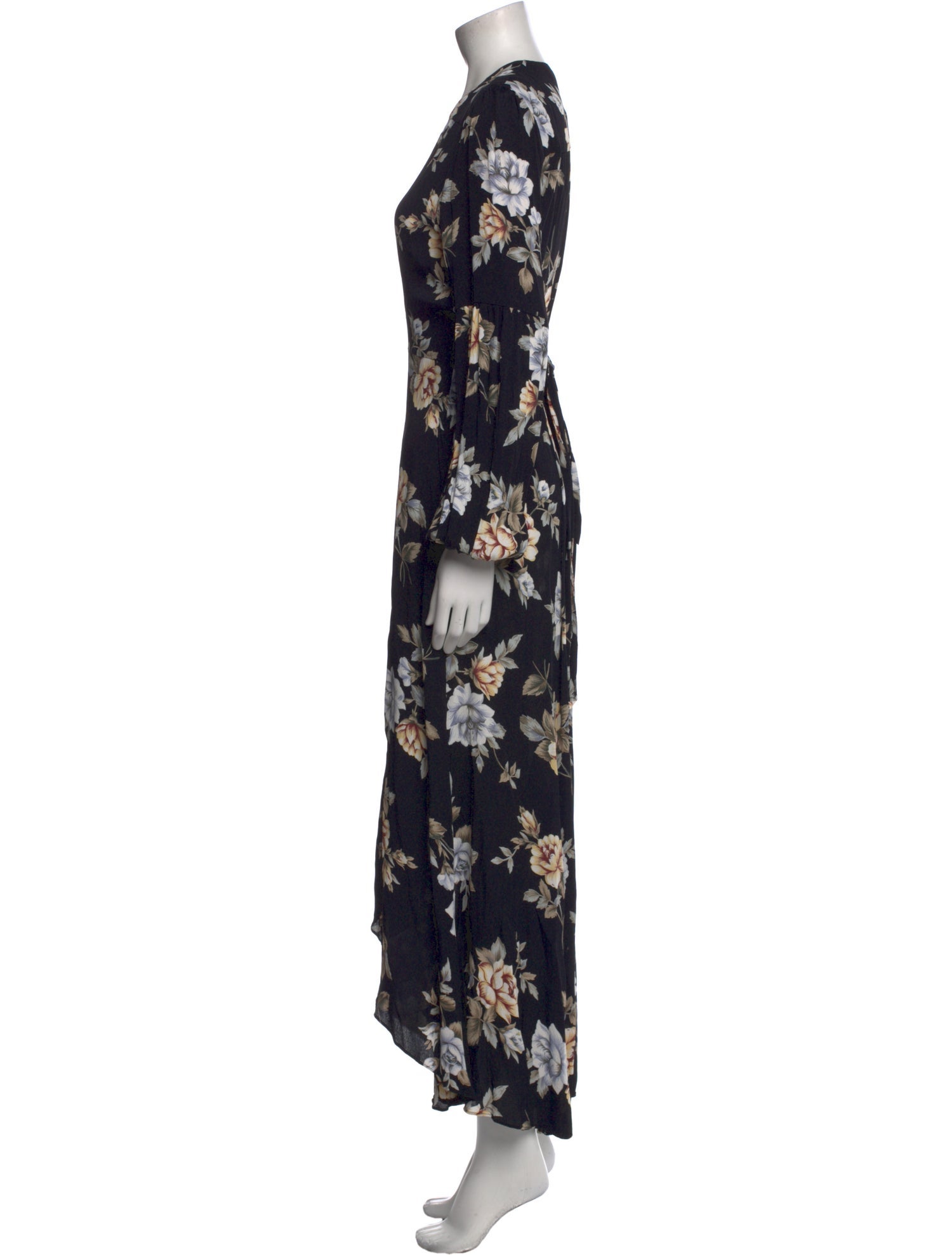 Christy Dawn Floral Print Midi Length Dress