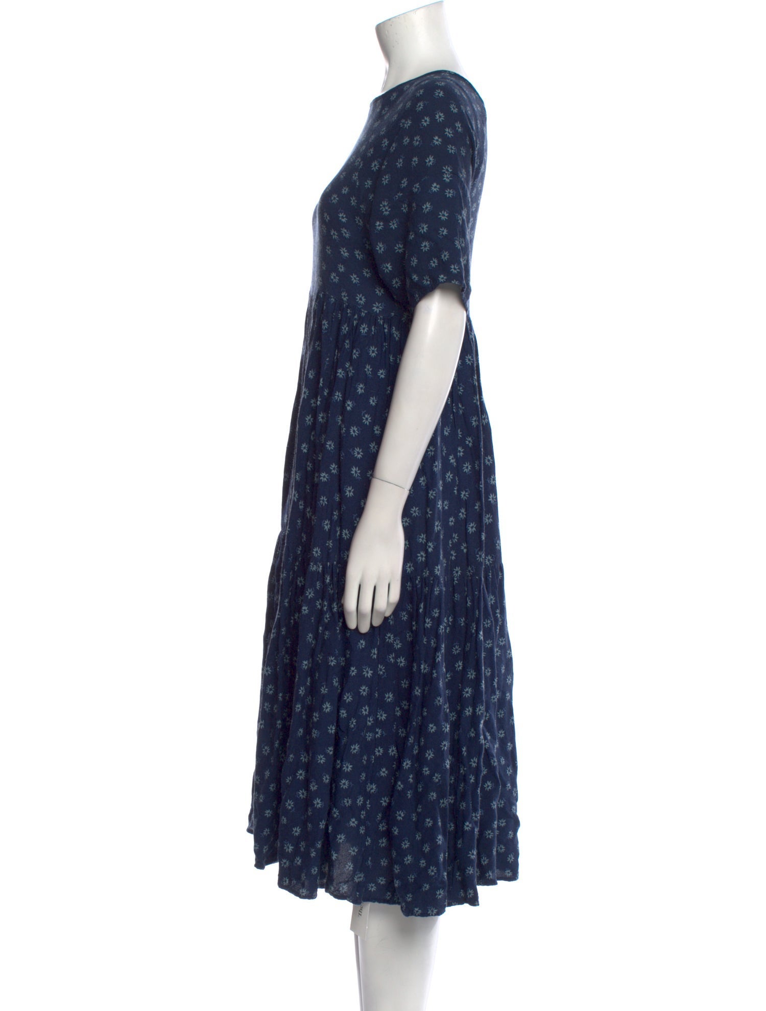 Christy Dawn Floral Print Knee-Length Dress