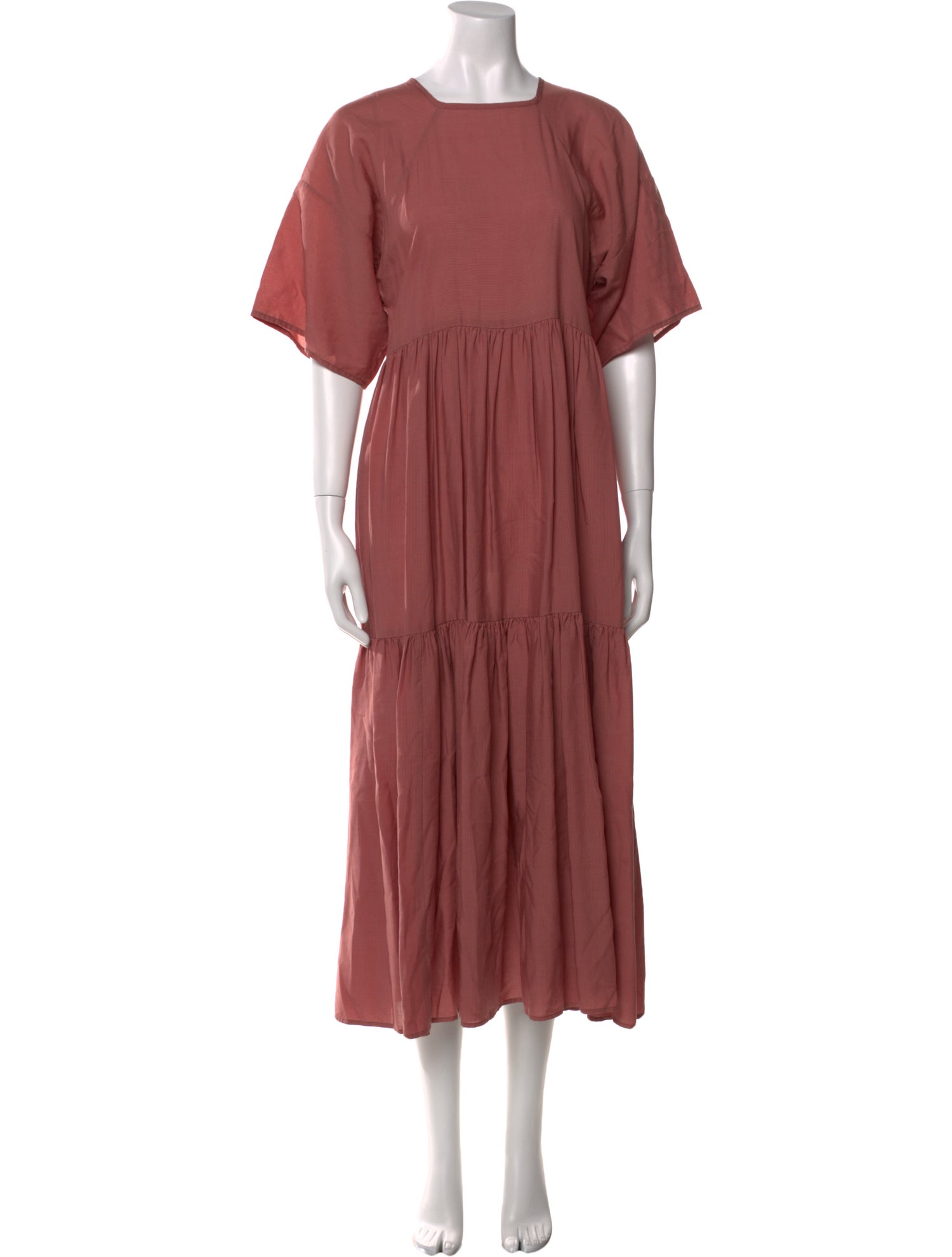 Christy Dawn Crew Neck Midi Length Dress