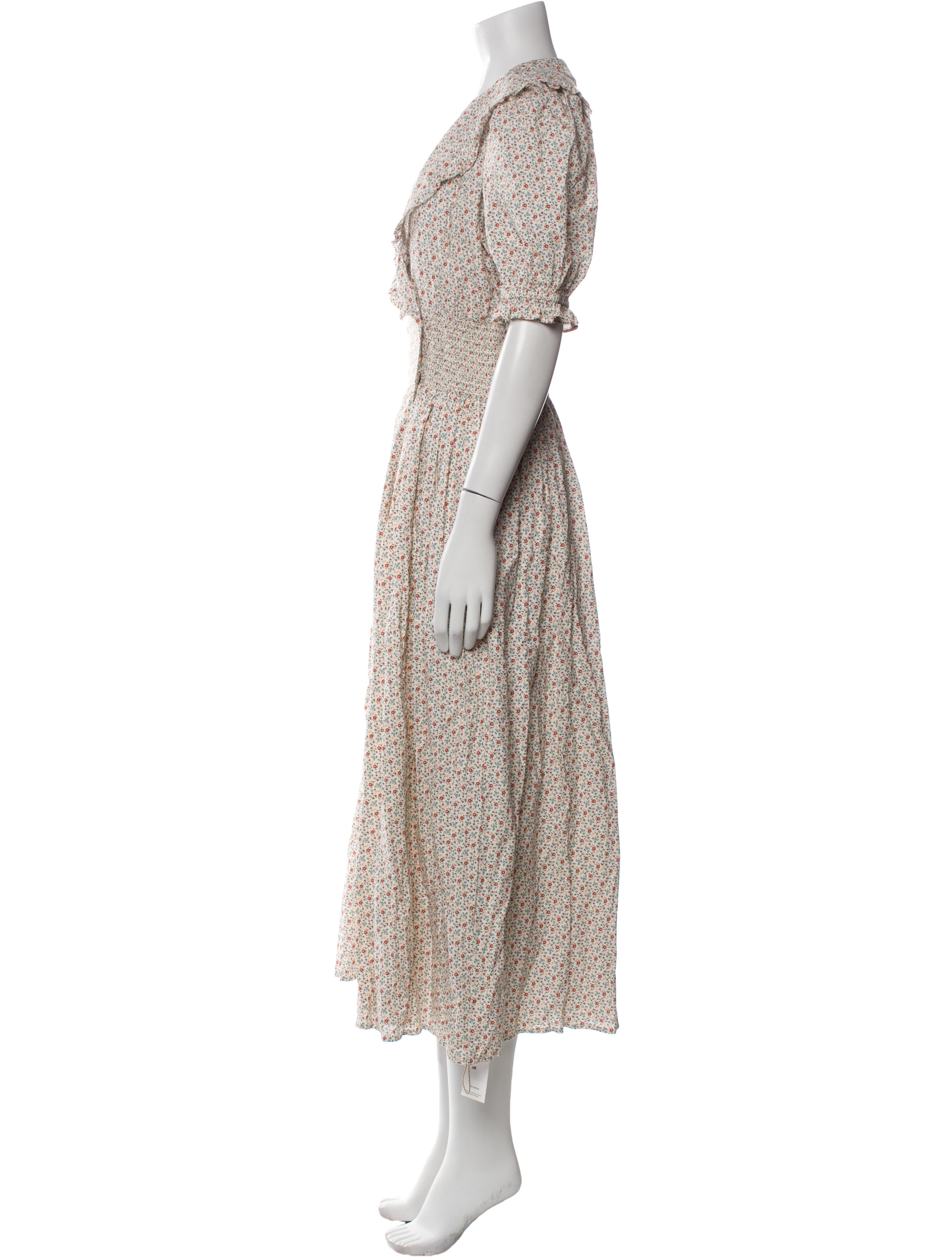 Christy Dawn Floral Print Long Dress