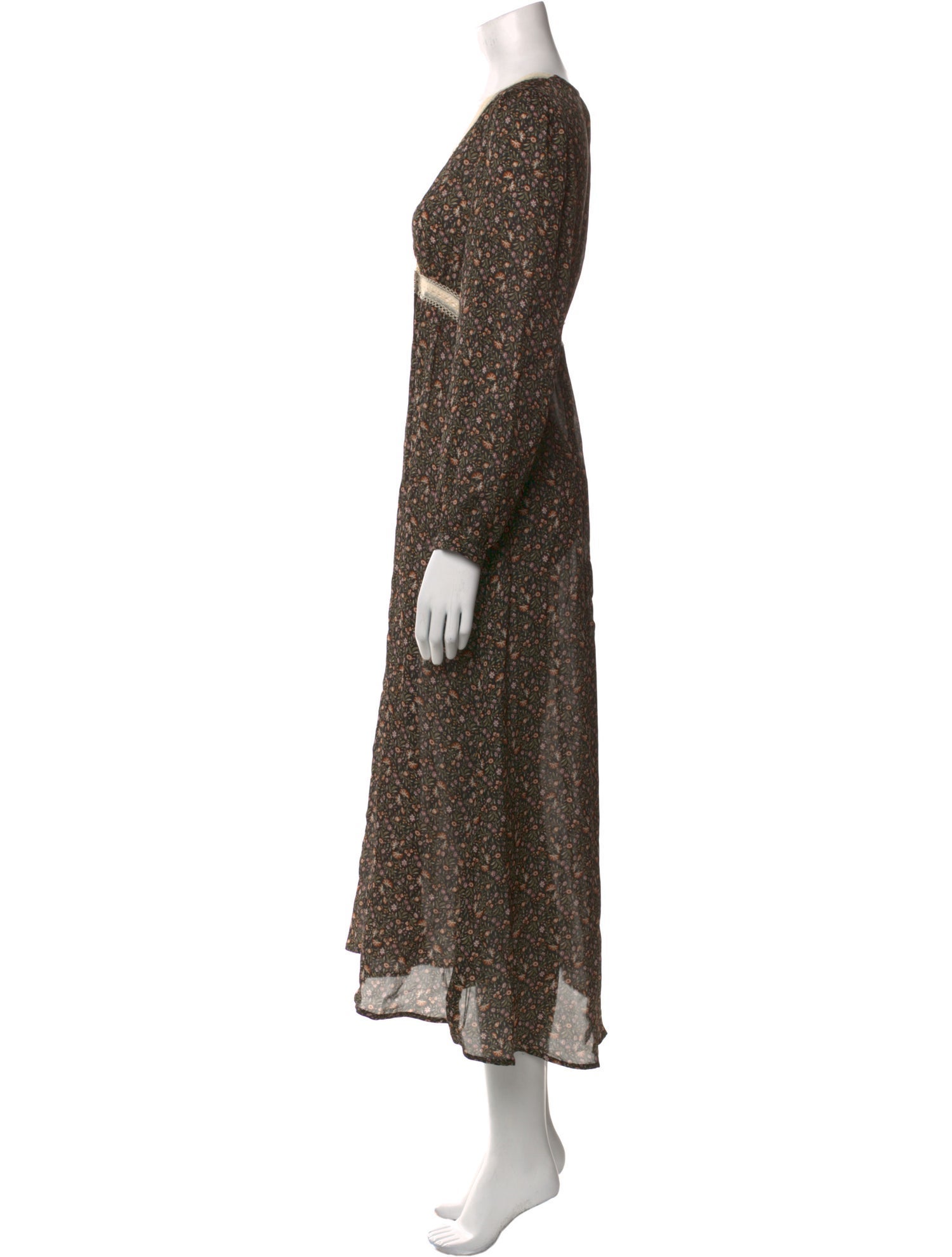 Christy Dawn Silk Long Dress w/ Tags