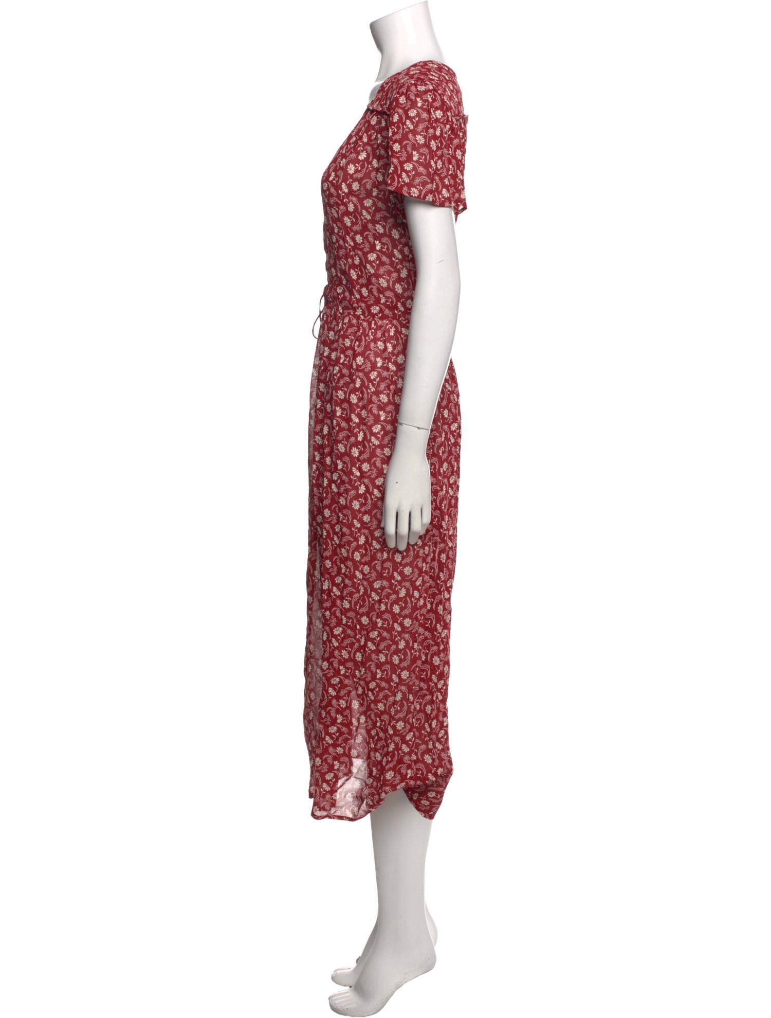 Christy Dawn Floral Print Midi Length Dress w/ Tags