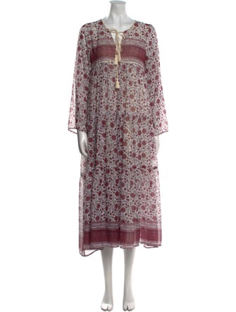 Christy Dawn Floral Print Long Dress