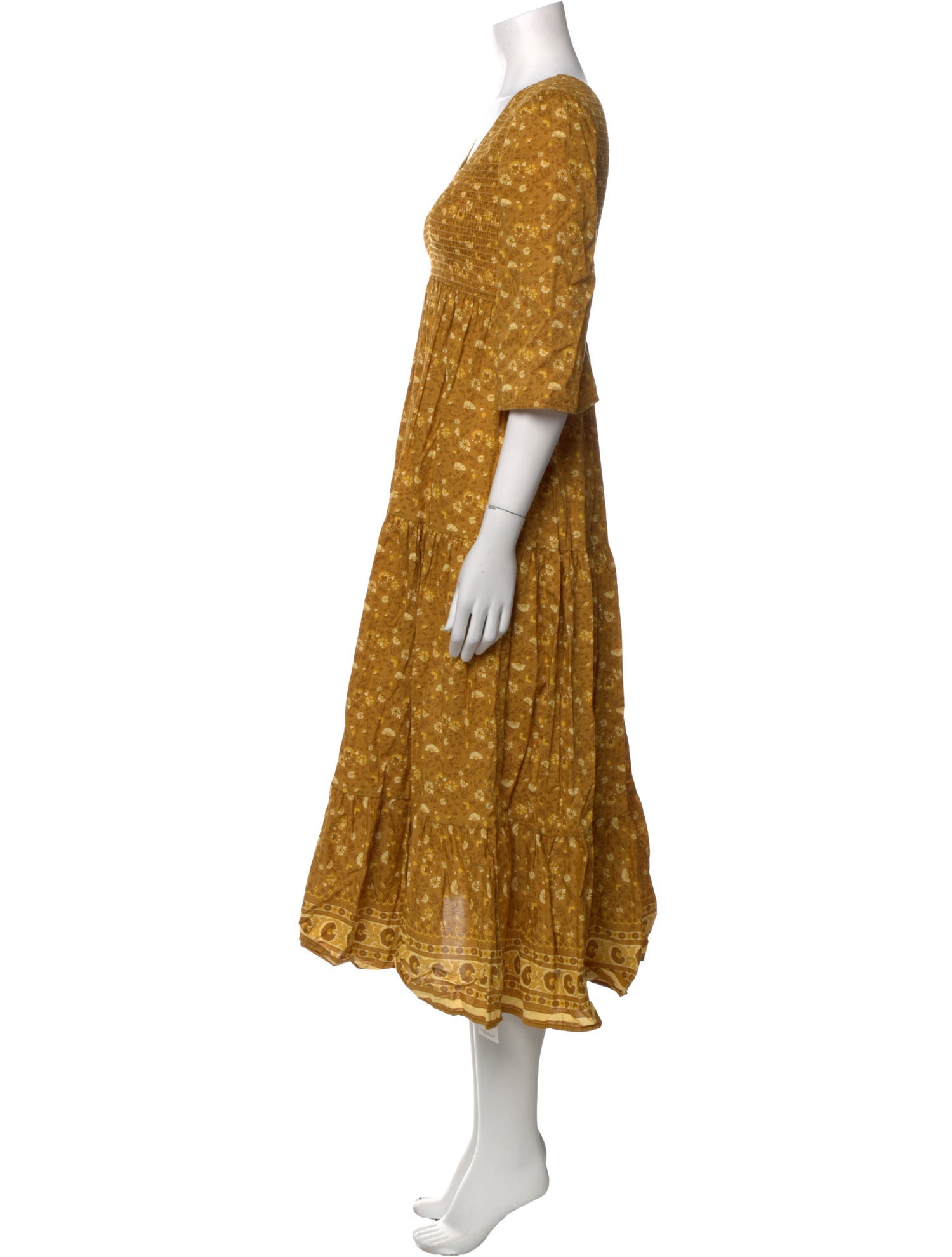 Christy Dawn Floral Print Long Dress