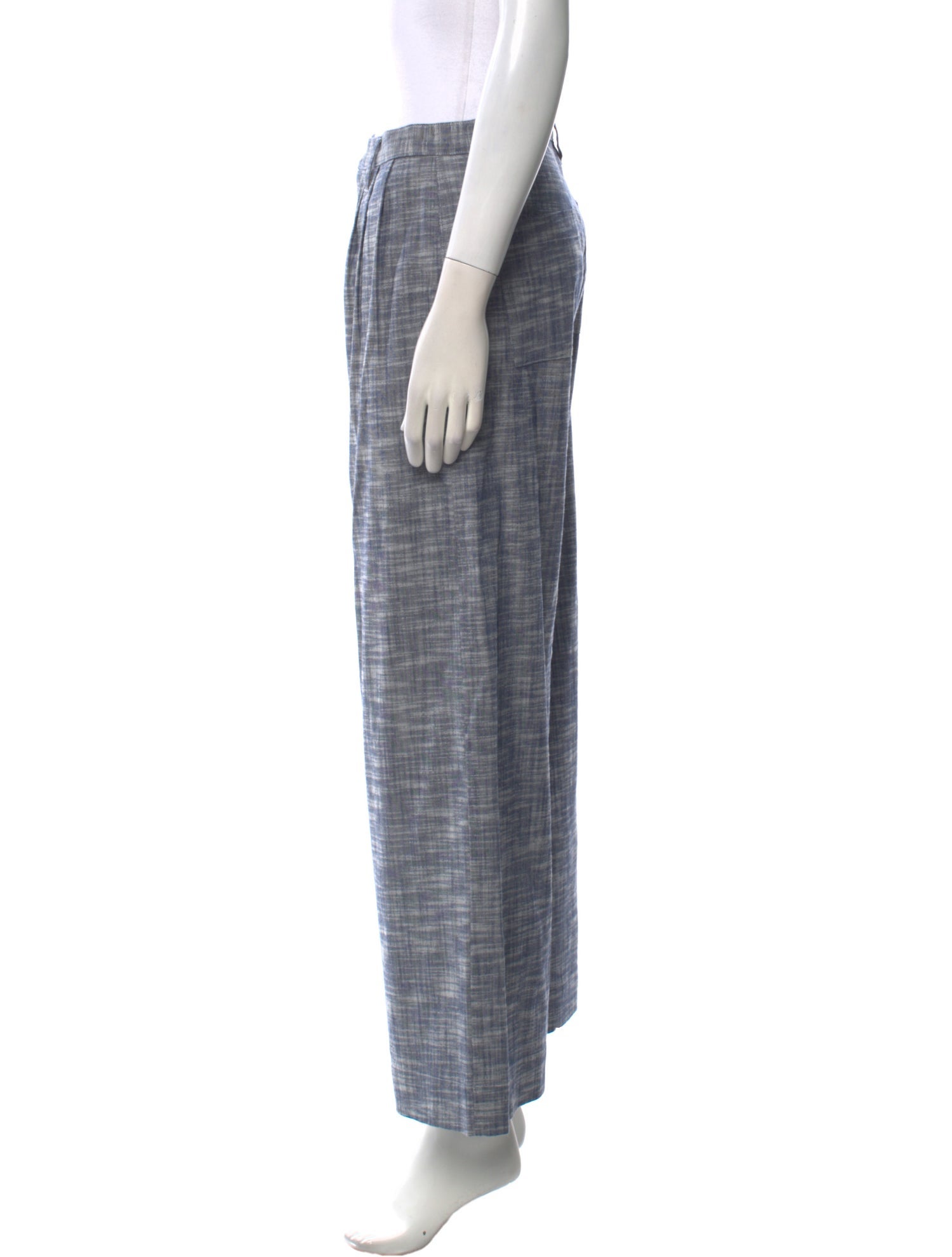 Christy Dawn Plaid Print Wide Leg Pants