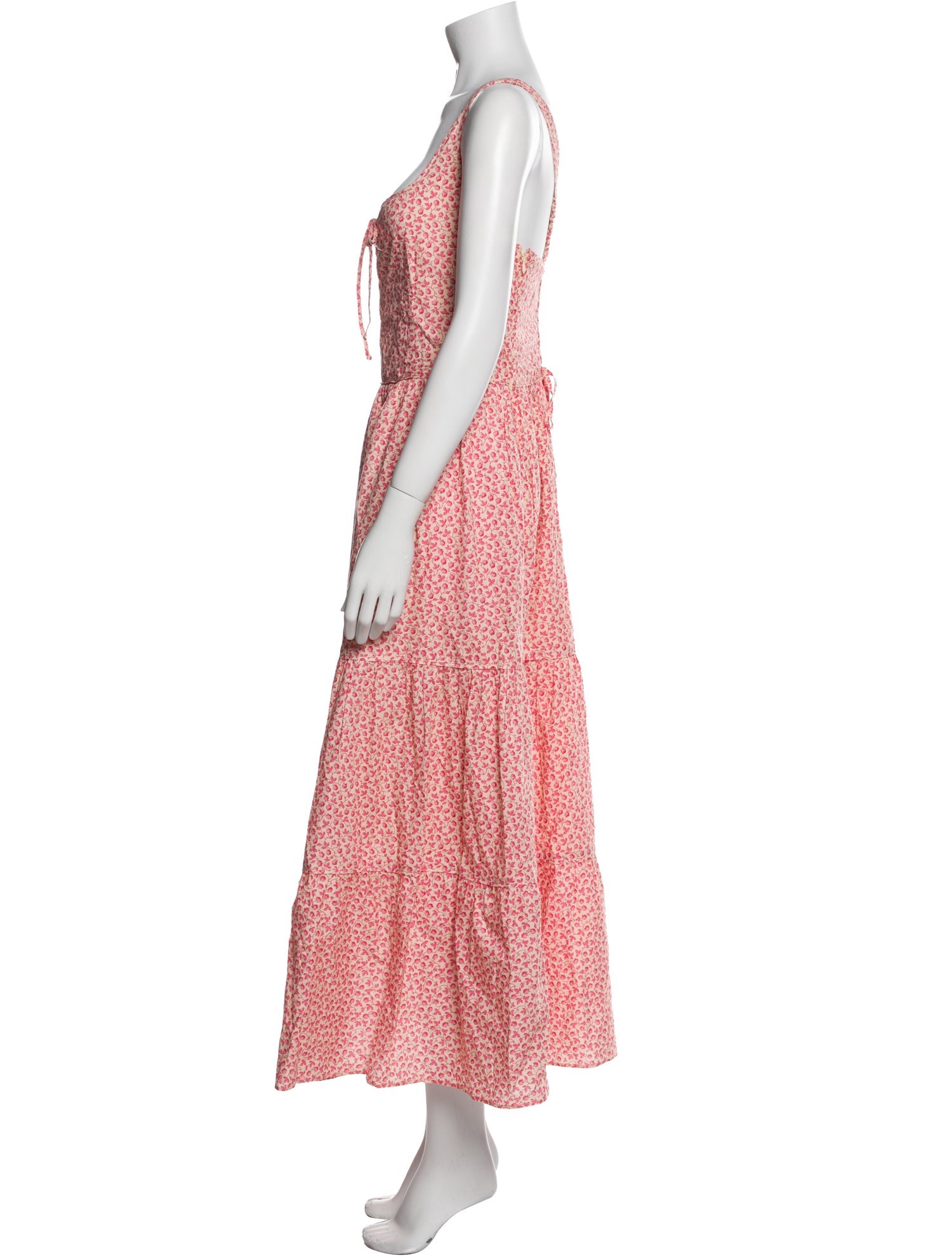 Christy Dawn Floral Print Long Dress w/ Tags