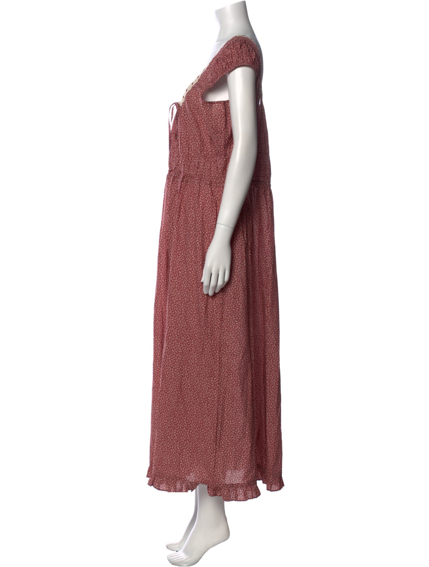 Christy Dawn Floral Print Long Dress