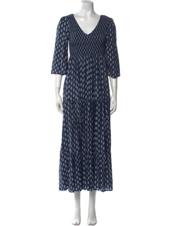 Christy Dawn Printed Long Dress