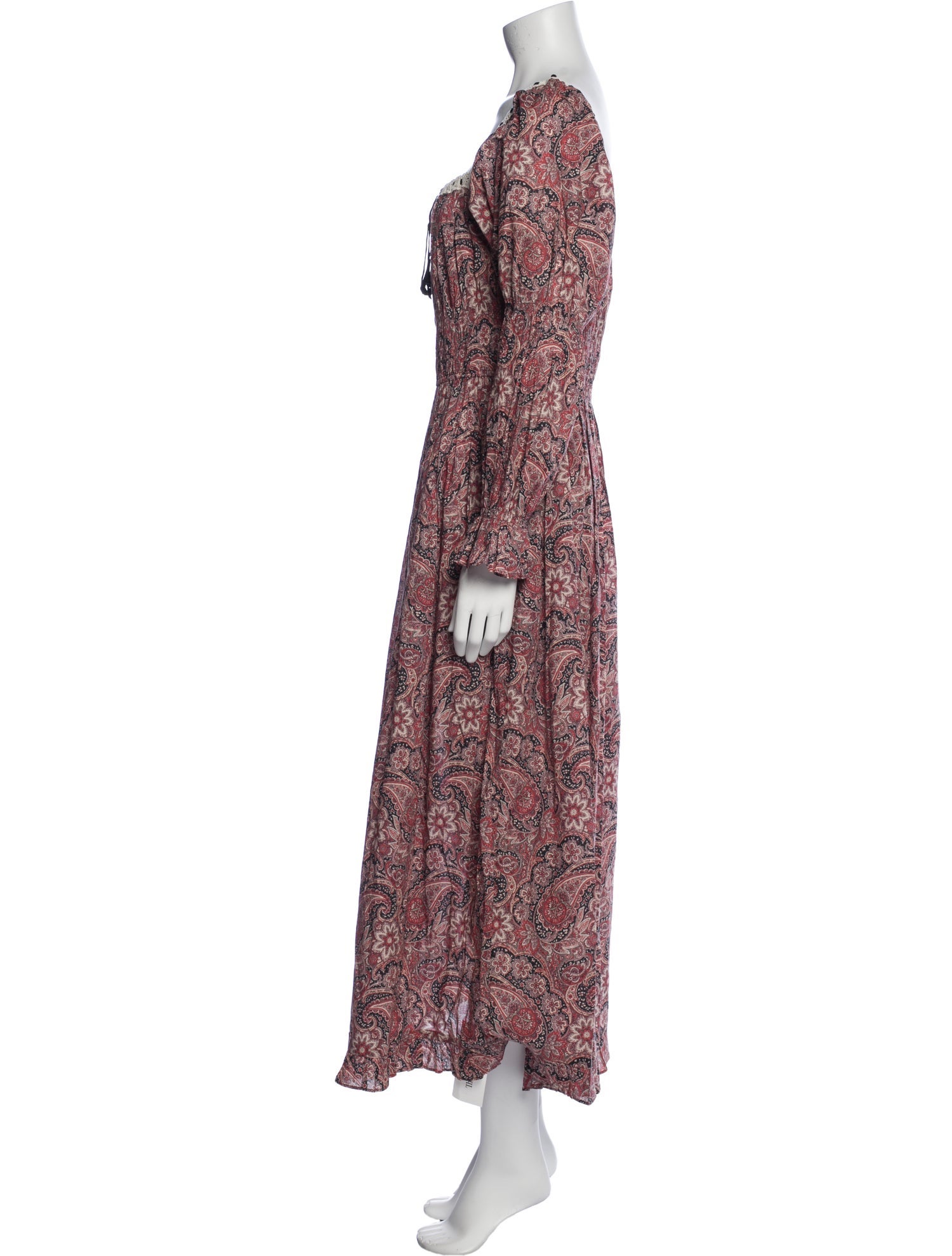 Christy Dawn Paisley Print Long Dress w/ Tags
