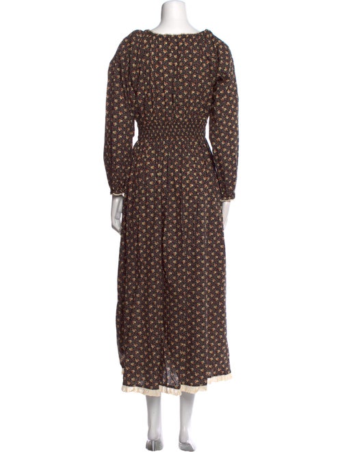 Christy Dawn Floral Print Long Dress