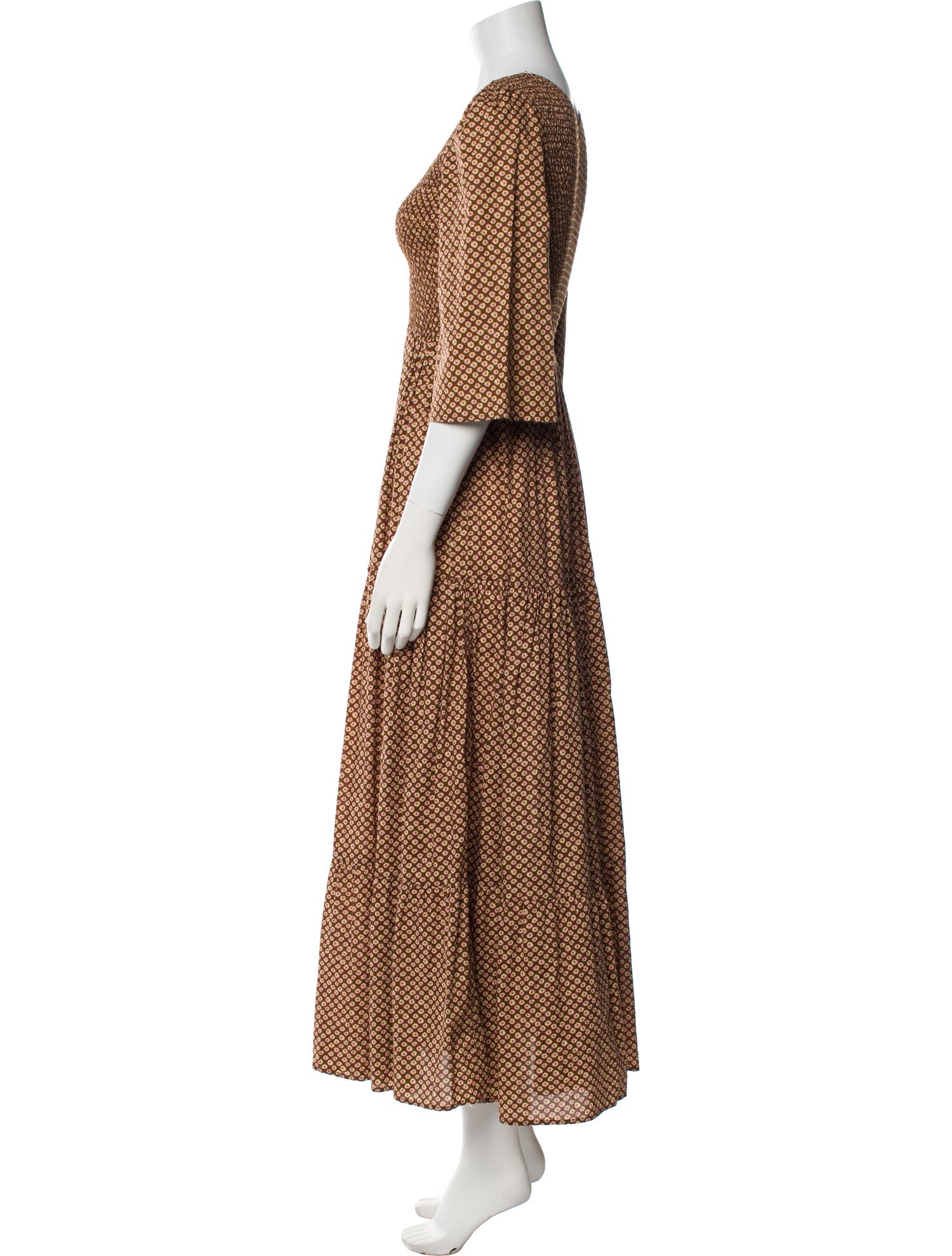 Christy Dawn Floral Print Long Dress