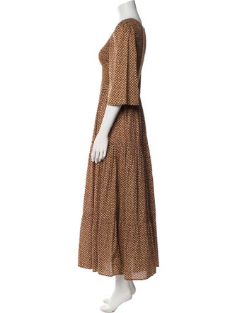 Christy Dawn Floral Print Long Dress