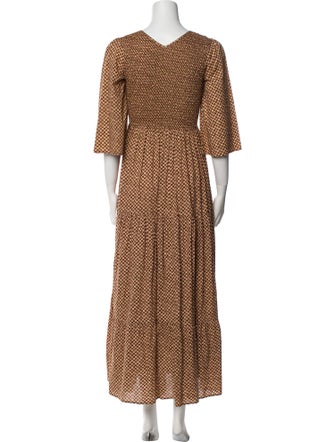 Christy Dawn Floral Print Long Dress