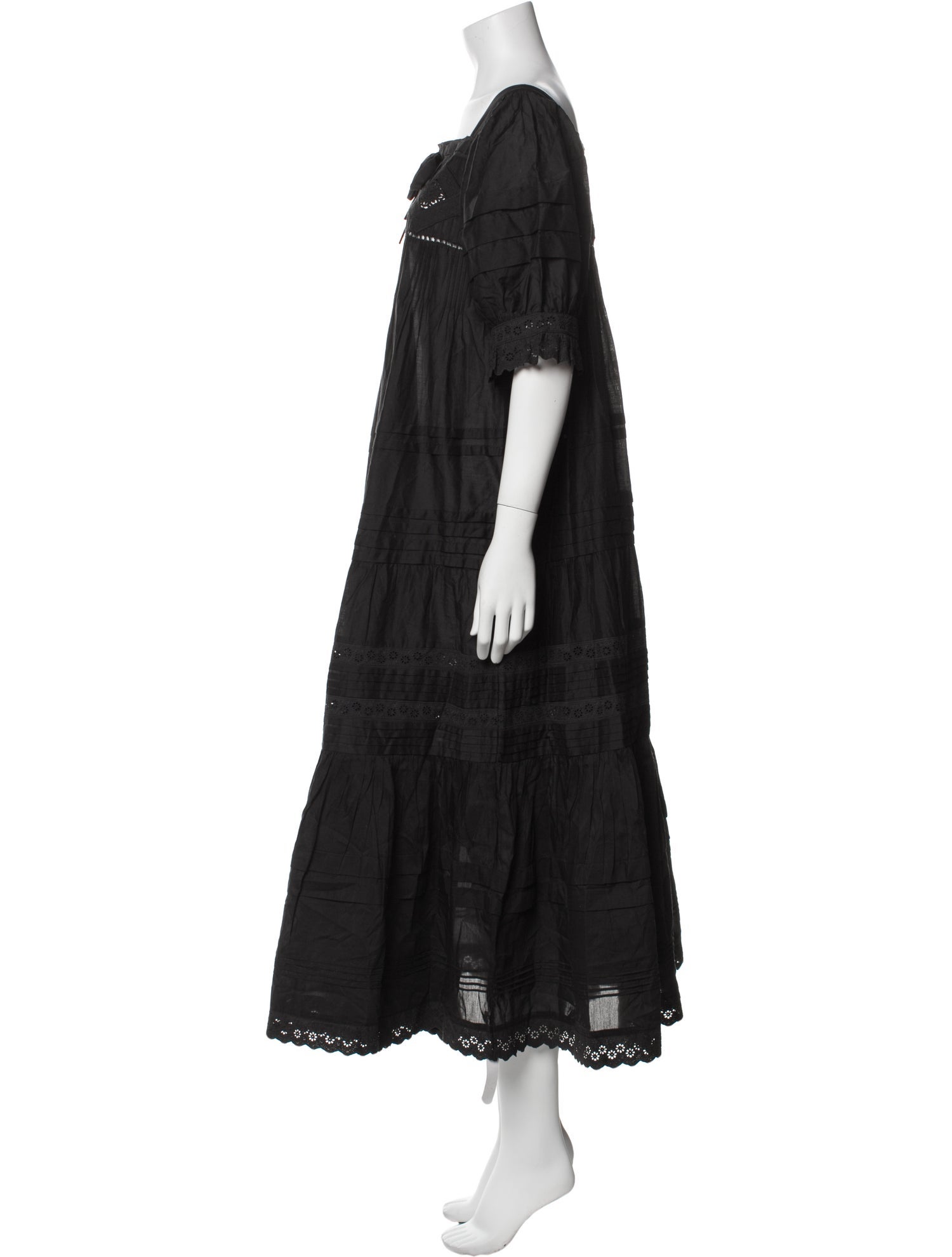 Christy Dawn Square Neckline Midi Length Dress w/ Tags