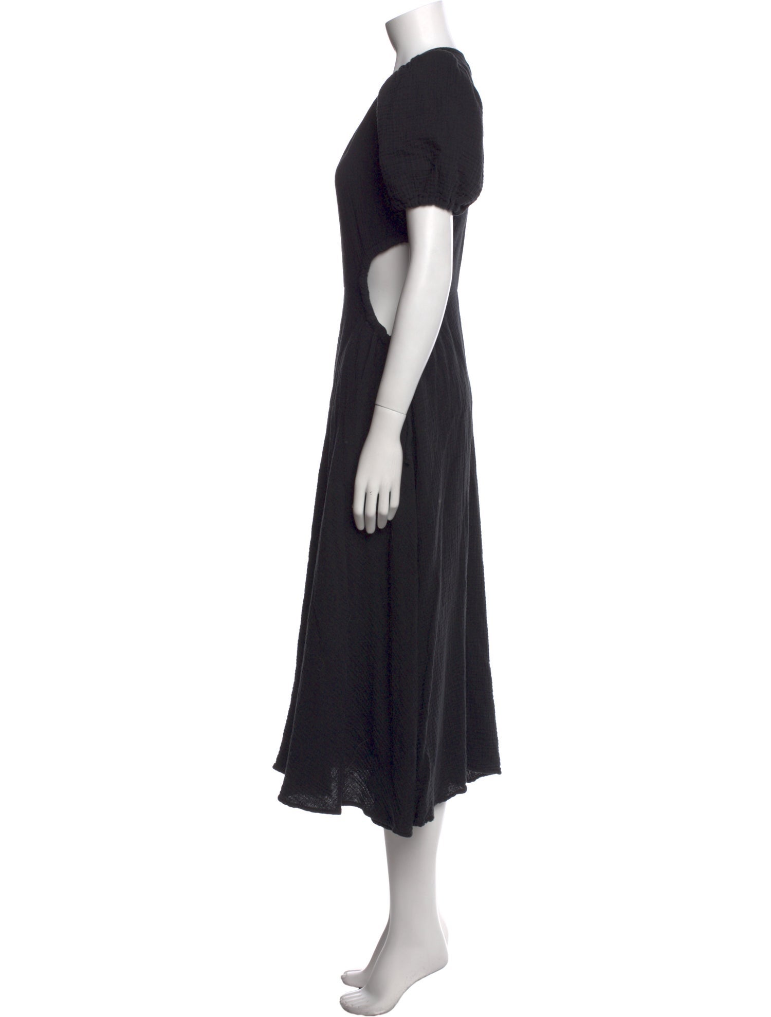 Christy Dawn Crew Neck Long Dress