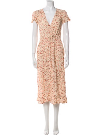 Christy Dawn Floral Print Long Dress