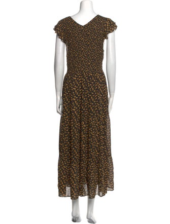 Christy Dawn Floral Print Long Dress