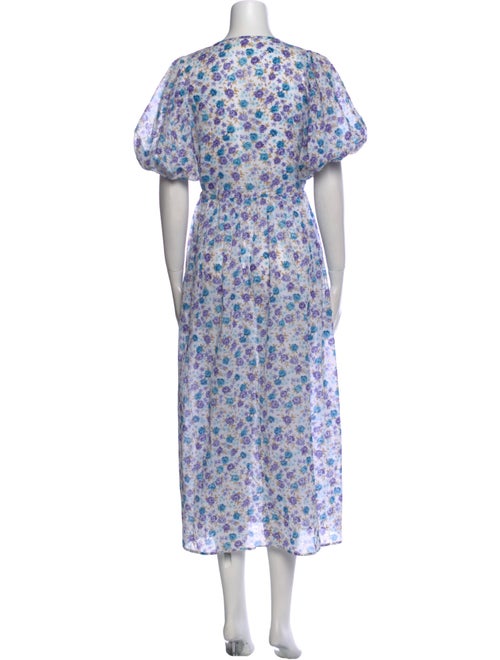 Christy Dawn Floral Print Knee-Length Dress