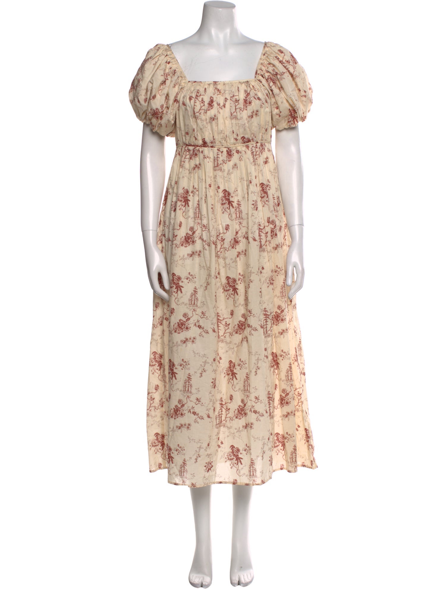 Christy Dawn Floral Print Long Dress