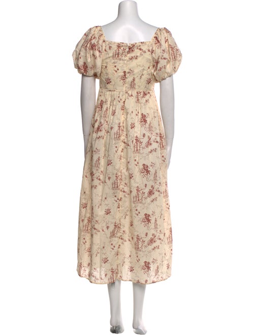 Christy Dawn Floral Print Long Dress