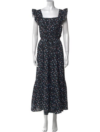 Christy Dawn Floral Print Long Dress