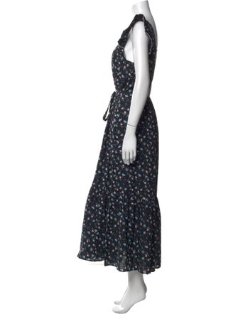 Christy Dawn Floral Print Long Dress