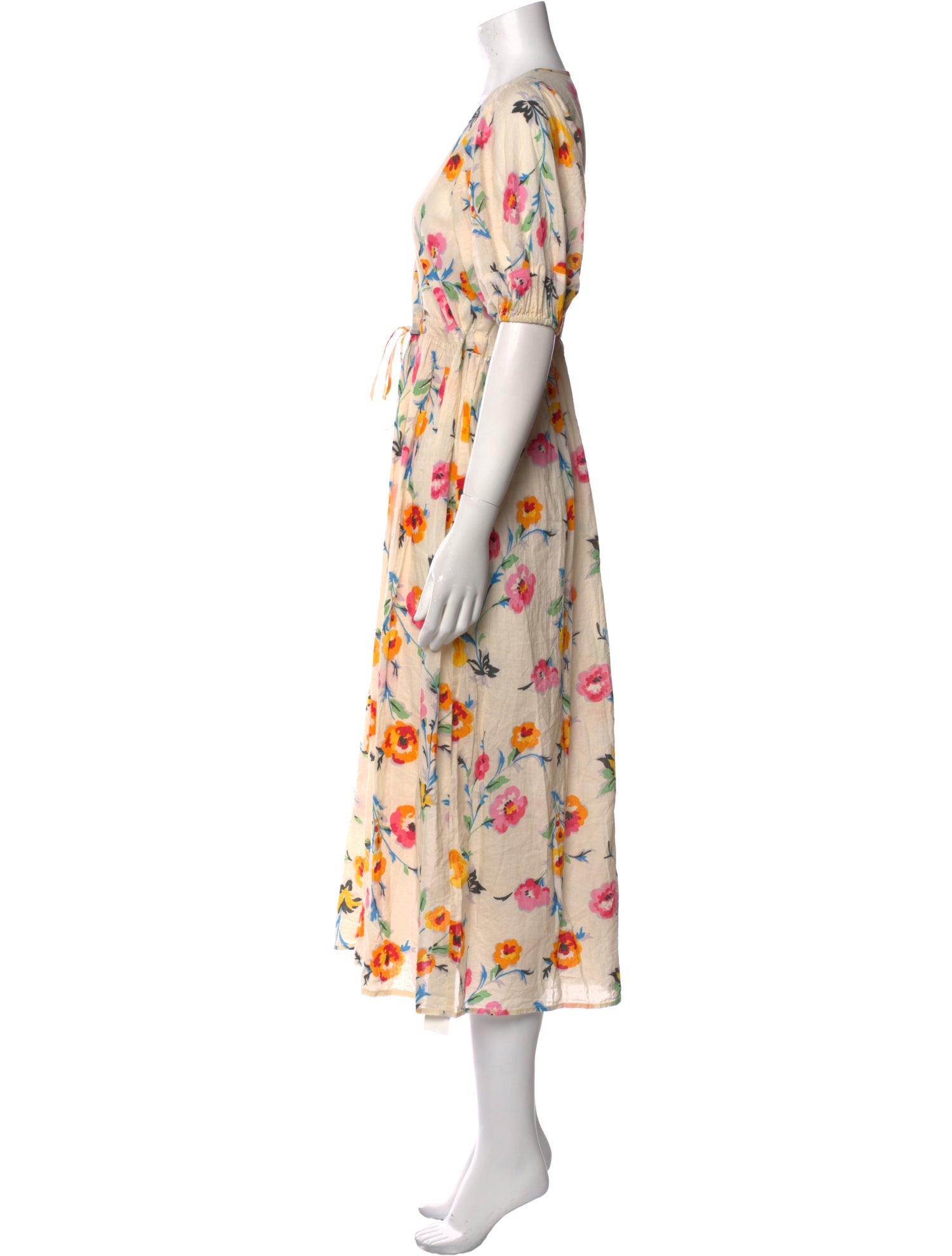 Christy Dawn Floral Print Long Dress