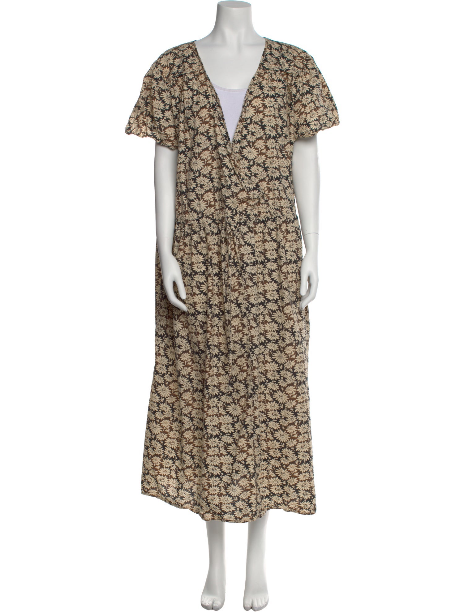 Christy Dawn Floral Print Long Dress