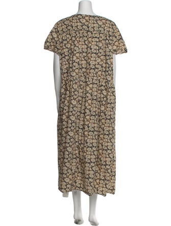 Christy Dawn Floral Print Long Dress