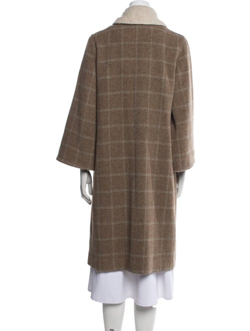 Christy Dawn Alpaca Plaid Print Coat