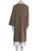 Christy Dawn Alpaca Plaid Print Coat