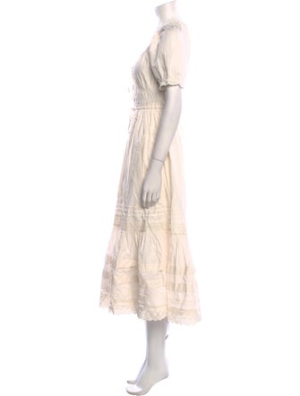 Christy Dawn Scoop Neck Midi Length Dress