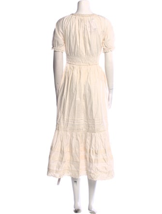 Christy Dawn Scoop Neck Midi Length Dress