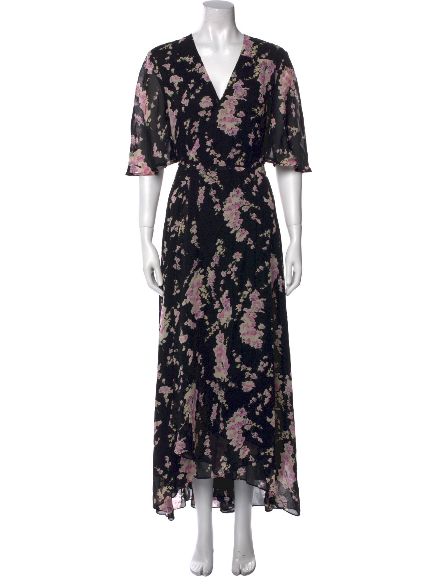Christy Dawn Floral Print Midi Length Dress