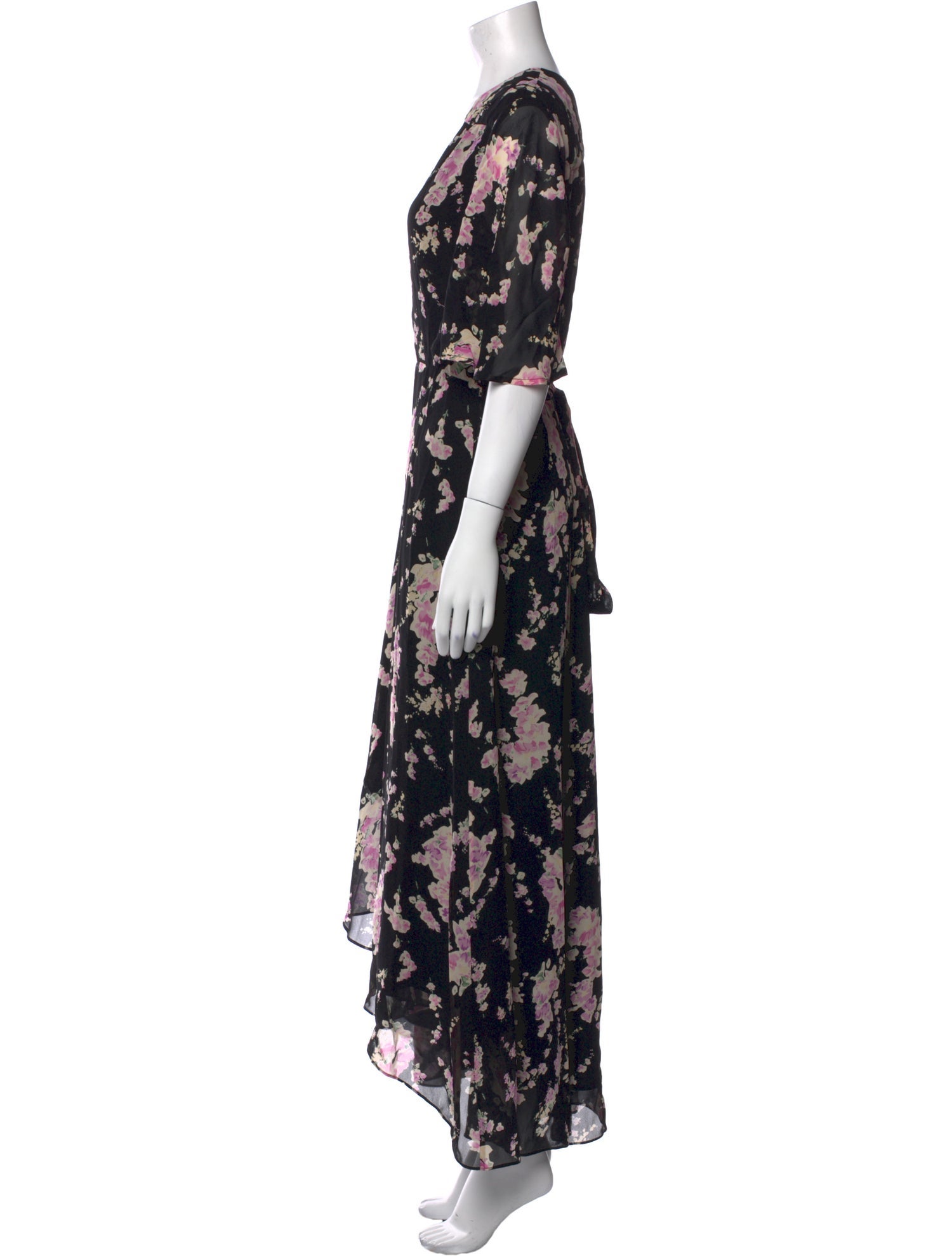 Christy Dawn Floral Print Midi Length Dress