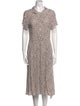 Christy Dawn Floral Print Midi Length Dress