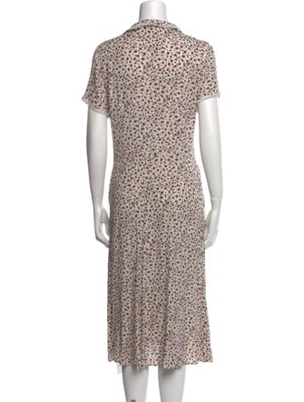 Christy Dawn Floral Print Midi Length Dress
