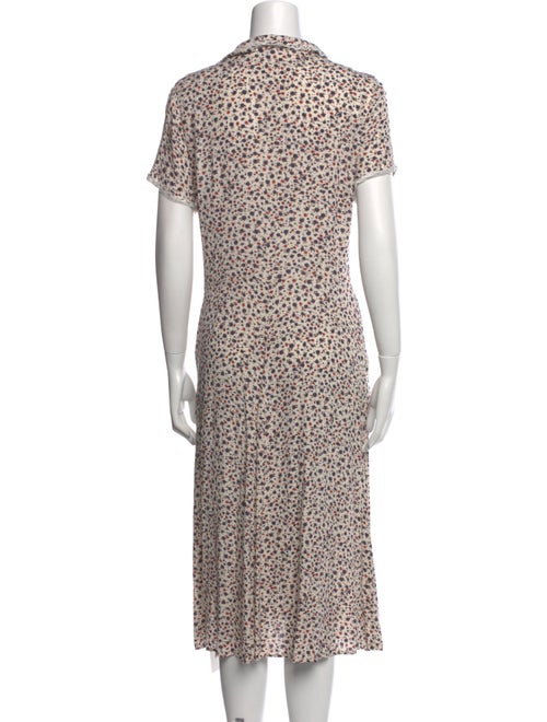 Christy Dawn Floral Print Midi Length Dress
