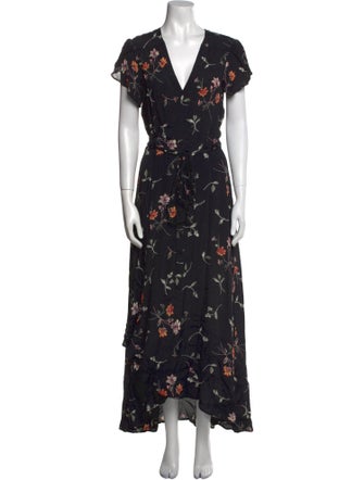 Christy Dawn Floral Print Long Dress