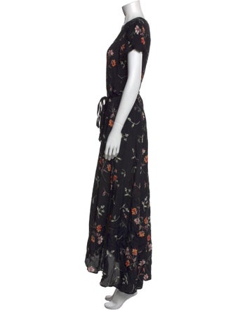 Christy Dawn Floral Print Long Dress