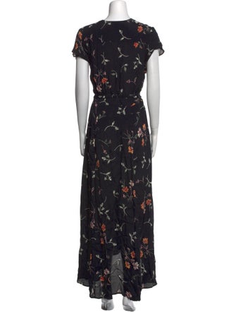 Christy Dawn Floral Print Long Dress