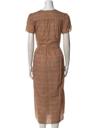 Christy Dawn Floral Print Long Dress