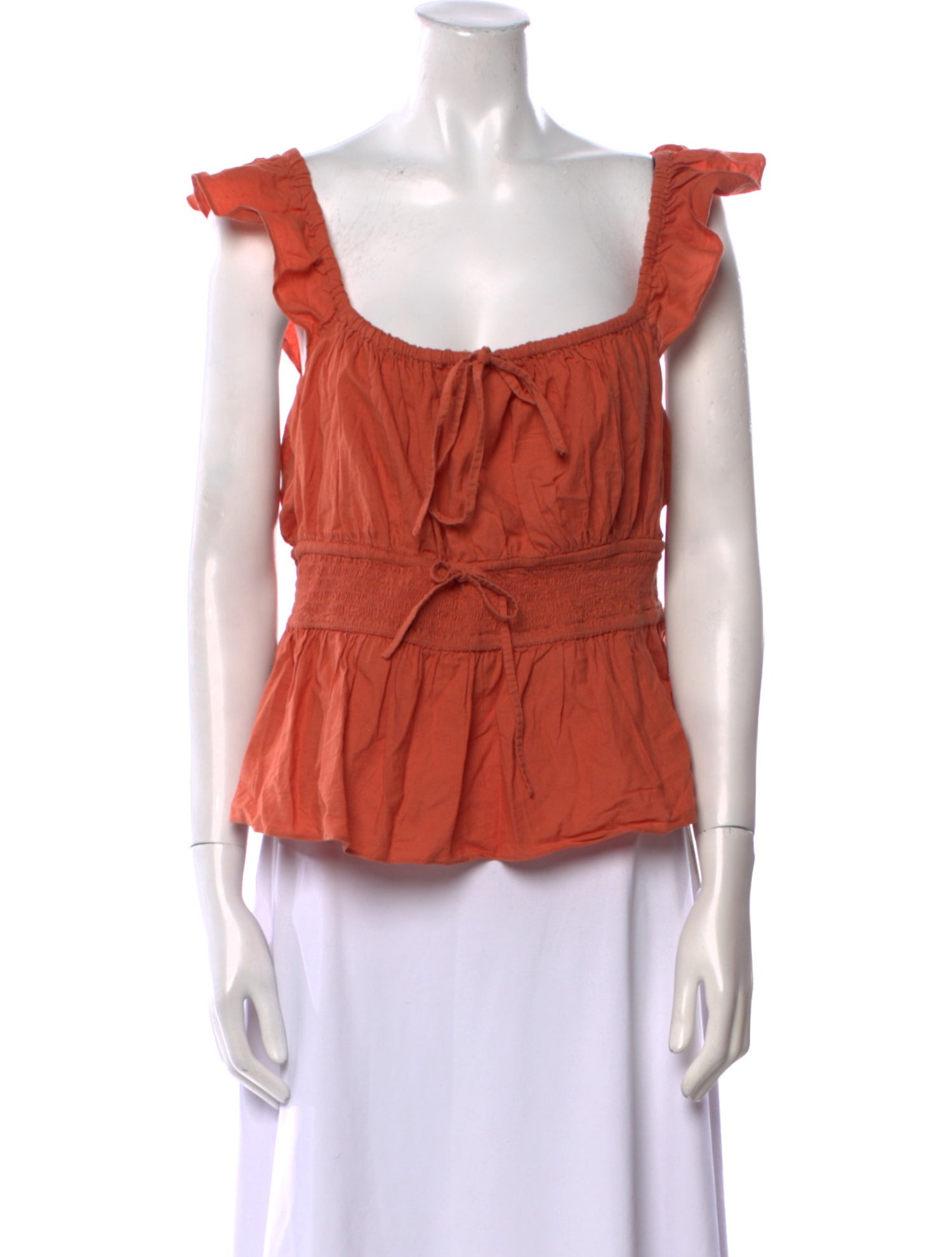 Christy Dawn Square Neckline Short Sleeve Blouse